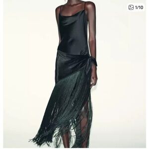 Zara fringe dress